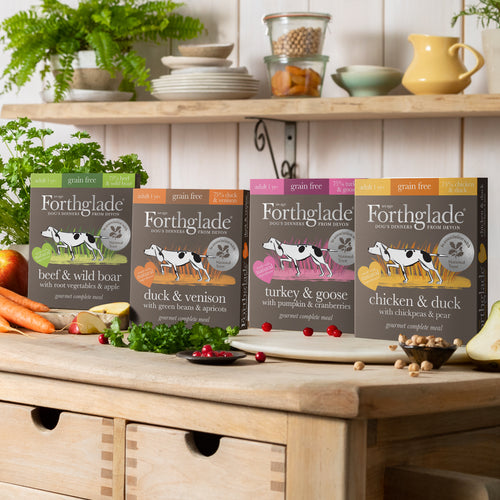 National Trust Turkey & Goose and Duck & Venison Natural Wet Dog Food - Variety Pack (6x395g)