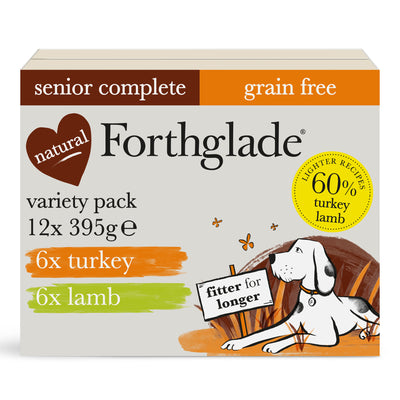 Senior Turkey, Lamb & Vegetables Wet Dog Food - Variety Pack
