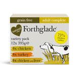 Turkey, Chicken & Chicken with Liver Wet Dog Food - Variety Pack