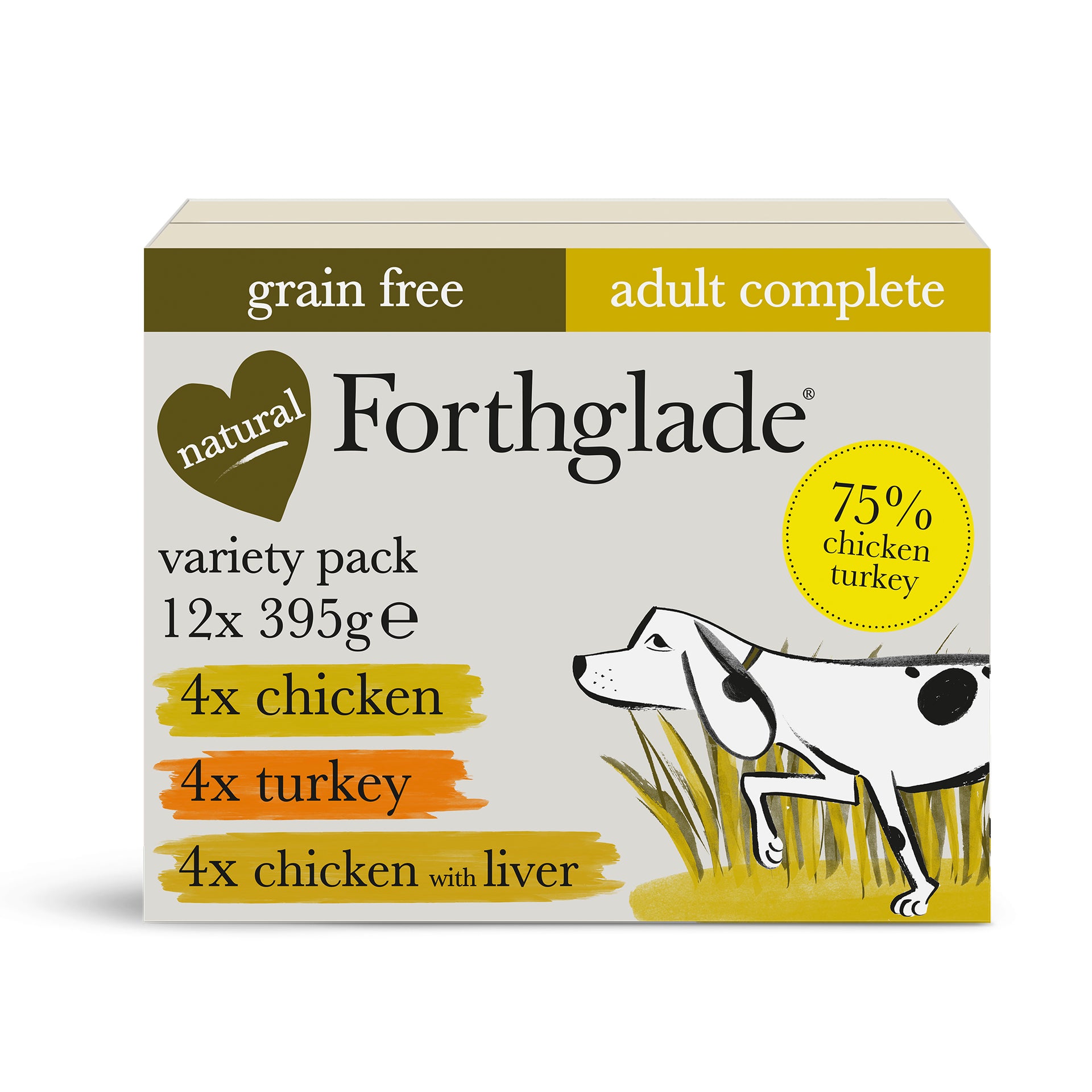 Turkey Chicken & Liver Wet Dog Food Variety Pack