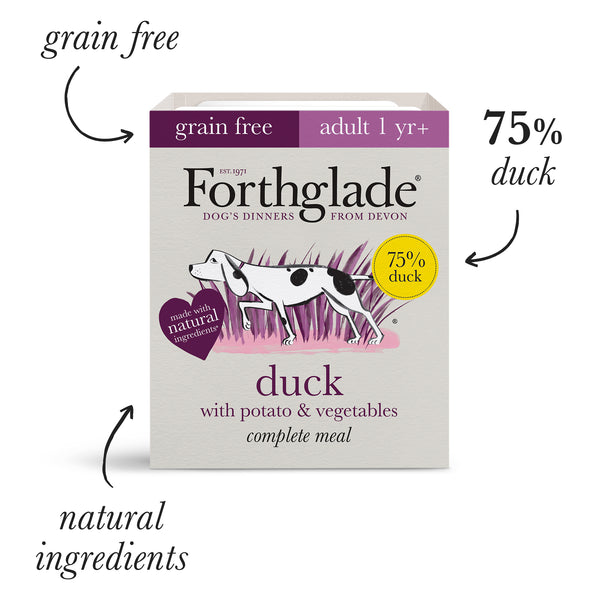 Duck with Potato & Vegetables Natural Wet Dog Food