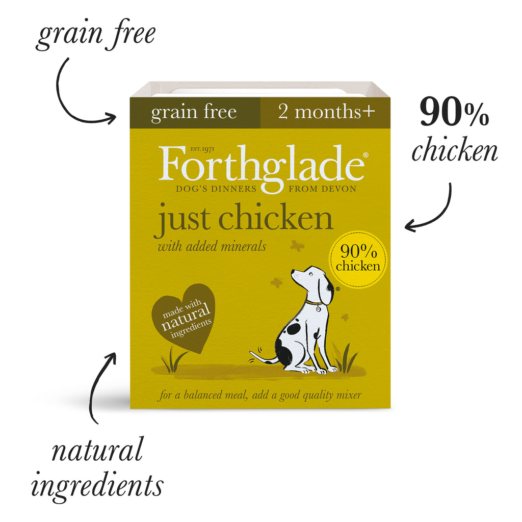 Forthglade Just Chicken Natural Wet Dog Food
