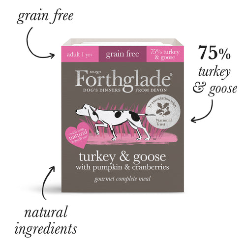 National Trust Turkey & Goose Natural Gourmet Wet Dog Food (395g)