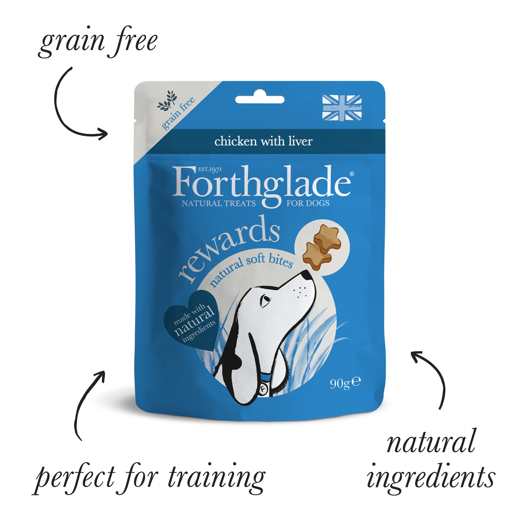 Multi Functional Soft Bites Multipack 6x90g Dog Treats